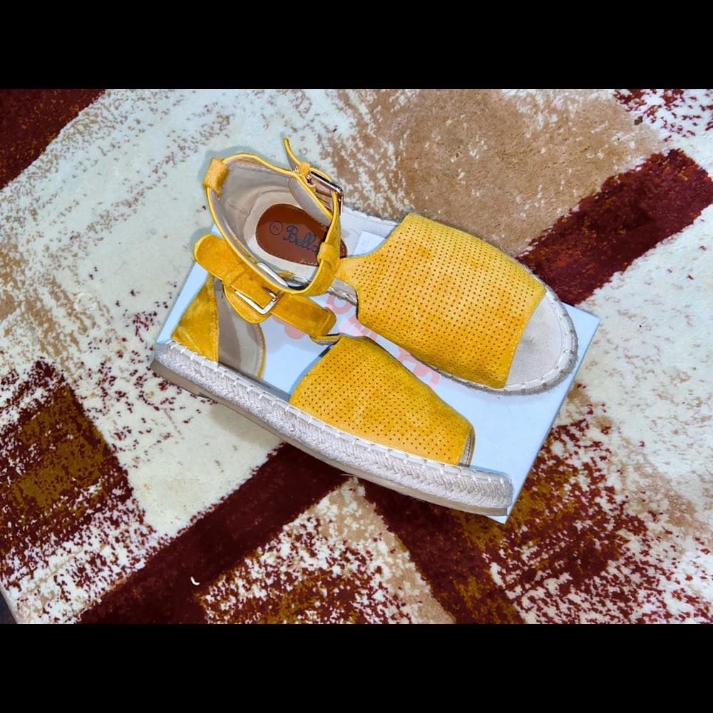 Mustard Yellow Bella Sandals 💛